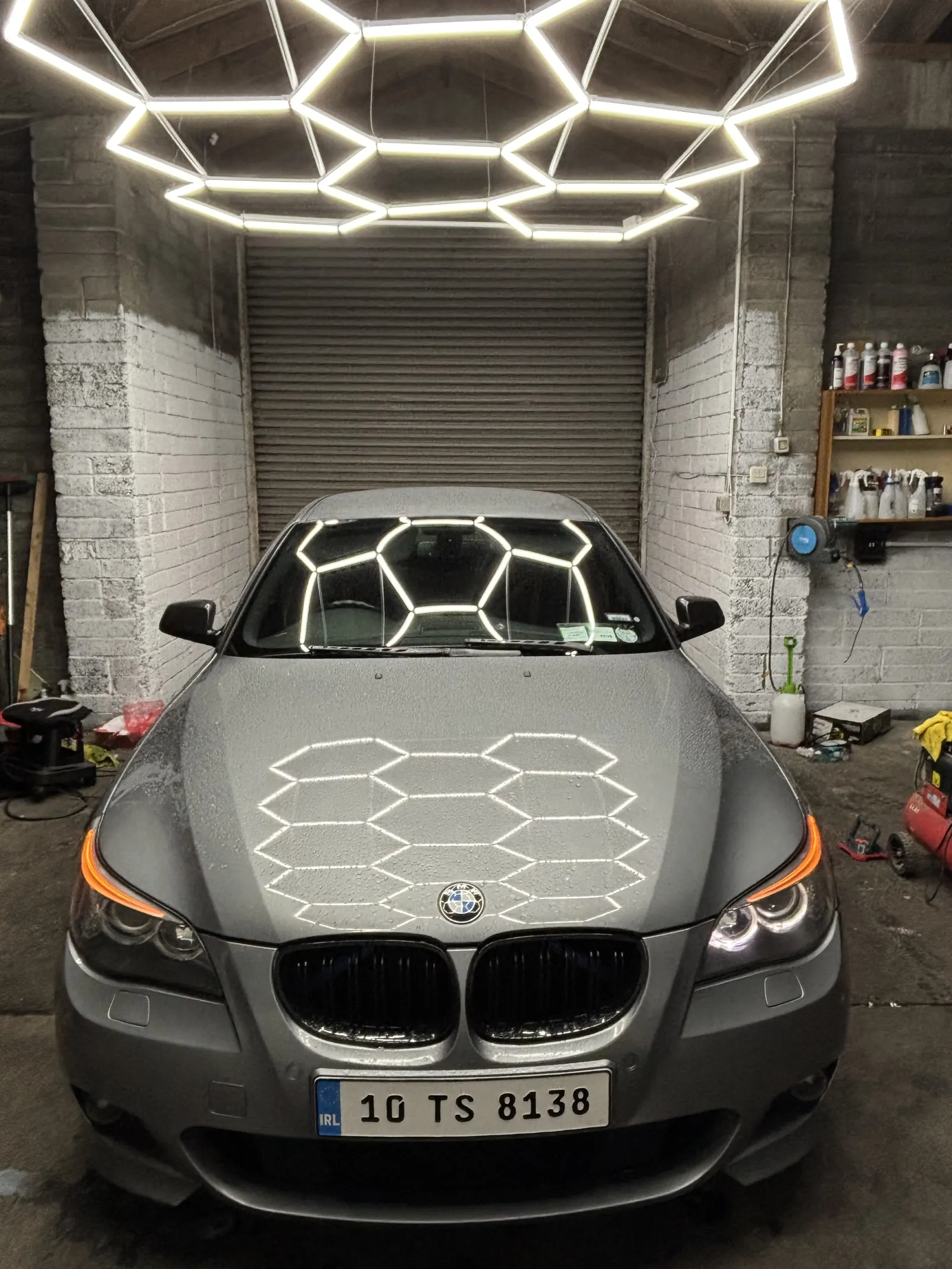 BMW bonnet reflection after paint correction