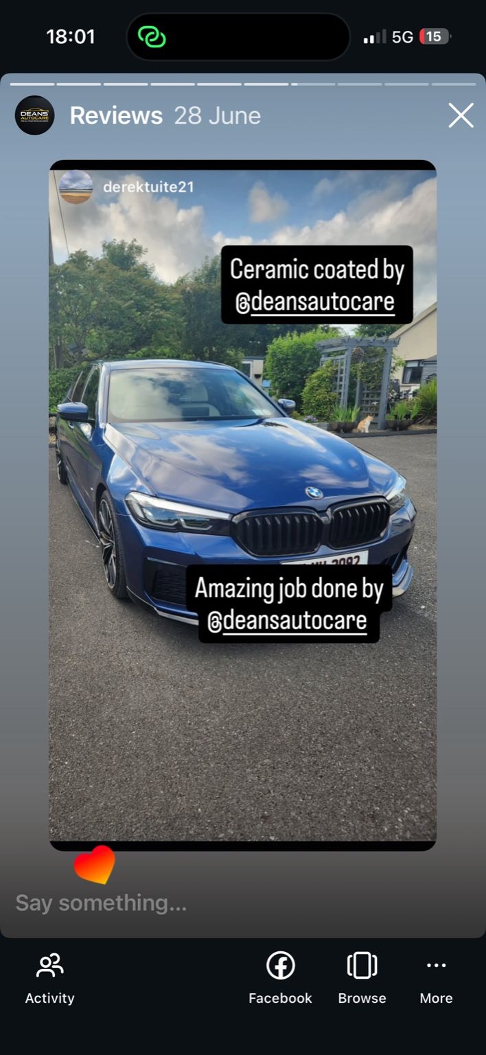 Ceramic coated by deansautocare amazing job